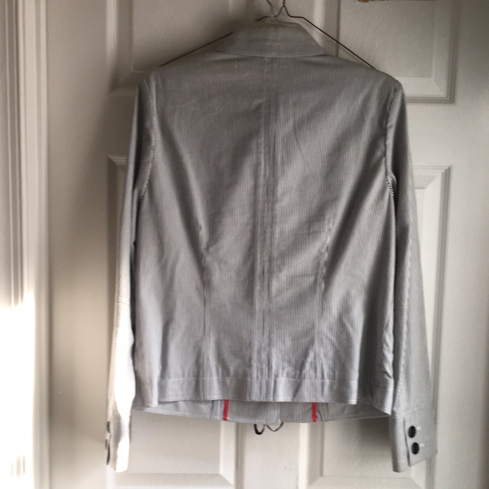 Striped Button-Up Jacket - Picture 2 of 3